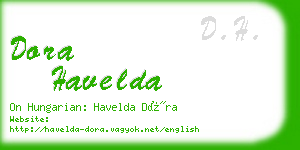 dora havelda business card